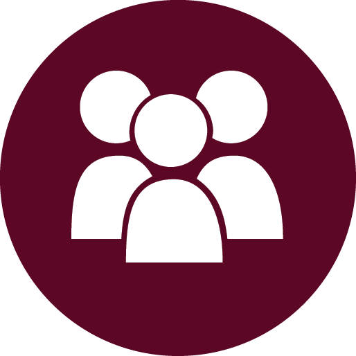 maroon cloud with arrow pointing up icon